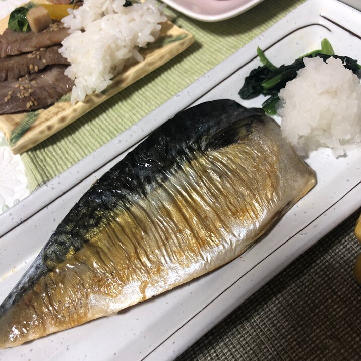 フライパンでできる！簡単！サバの塩焼き